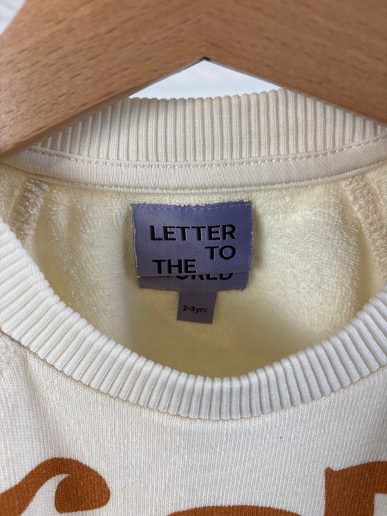 Shirt letter to the world